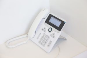 固定電話の写真